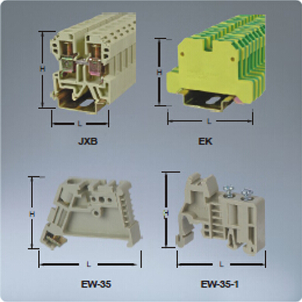 Din Rail Type Terminal Block-1A