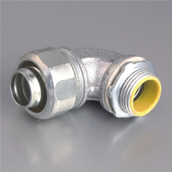 90 Degree Liquid Tight Connector-MALLEABLE IRON-1A